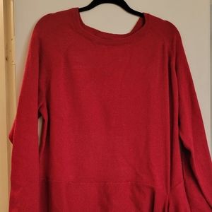 Plus Size Red Sparkle Sweater